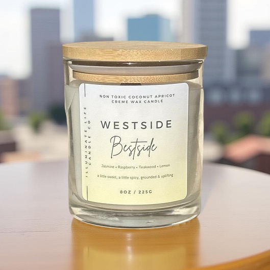 Westside Bestside candle, full jar