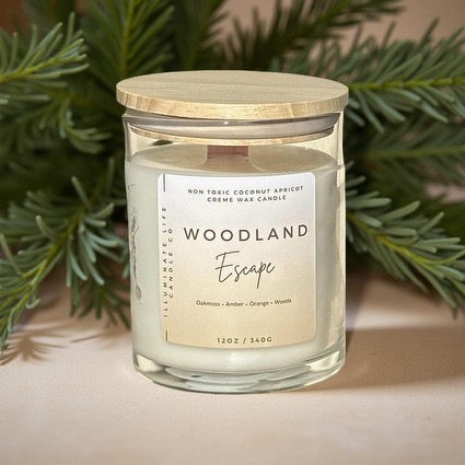 Woodland Escape candle, full jar